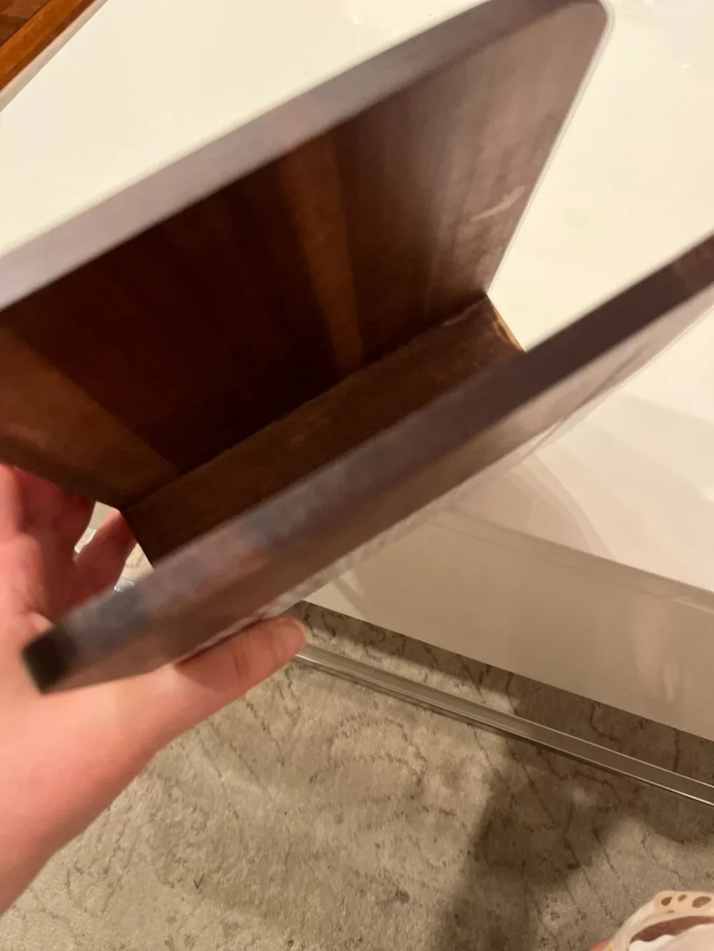 Nautical Napkin Holder - FreshBox Acadia Wood (Coastal Table Decor) NWT